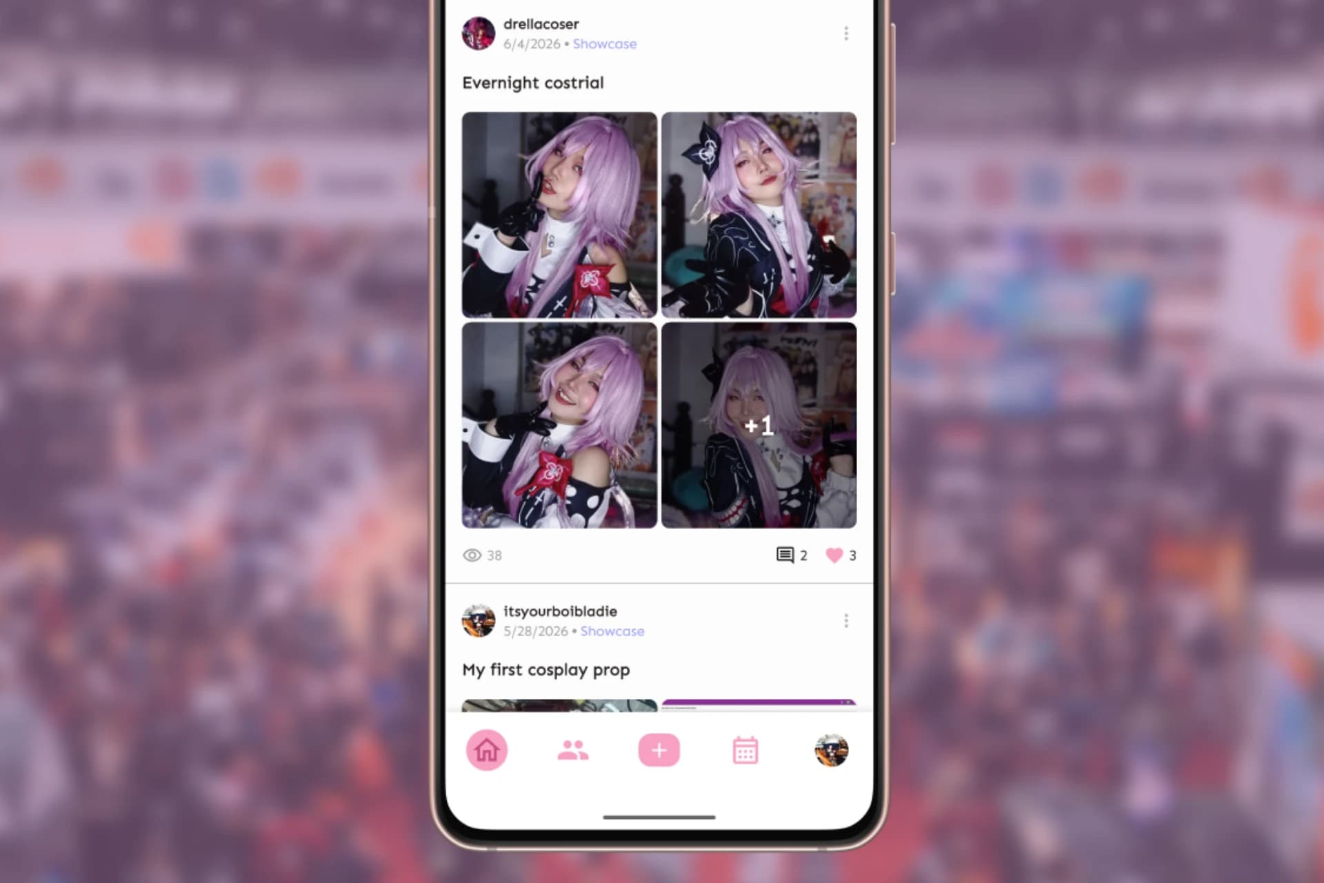 Hoppura cosplay community app — connect, share, and discover cosplay content